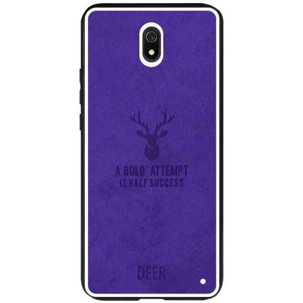 

TPU+Textile чехол Deer для Xiaomi Redmi 8a Фиолетовый