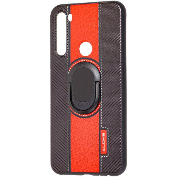 

TPU+PC чехол DLONS NY с держателем-подставкой для Xiaomi Redmi Note 8 Красный