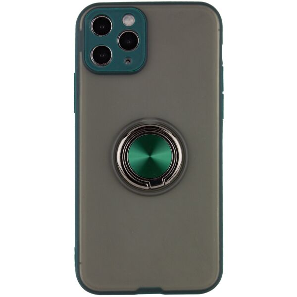 

TPU-PC чехол Deen Shadow Ring series для Apple iPhone 11 Pro (5.8") Зеленый