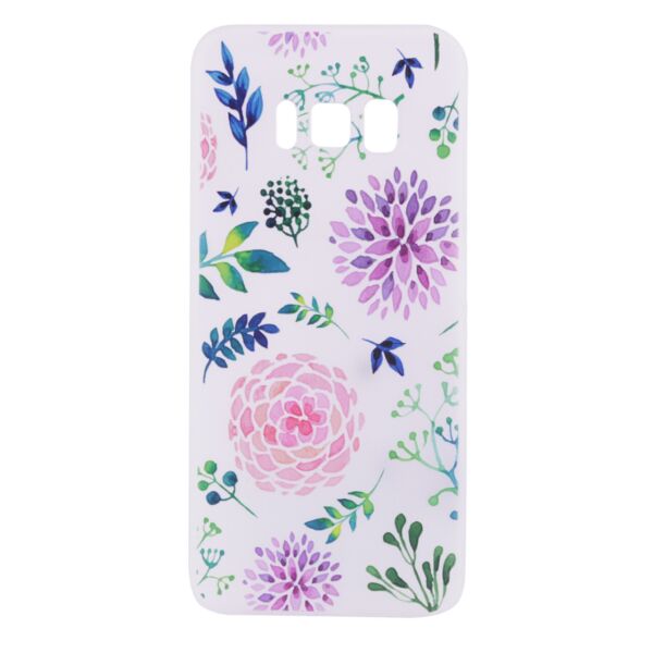 

TPU чехол матовый soft touch color для Samsung G955 Galaxy S8 Plus Разноцветные Цветы