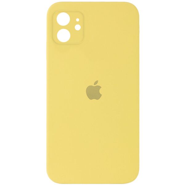 

Чехол Silicone Case Square Full Camera Protective (AA) для Apple iPhone 11 (6.1") Желтый / Canary Yellow