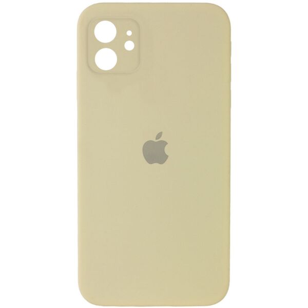 

Чехол Silicone Case Square Full Camera Protective (AA) для Apple iPhone 11 (6.1") Желтый / Mellow Yellow