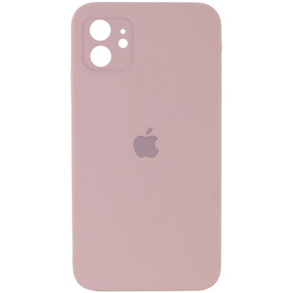 

Чехол Silicone Case Square Full Camera Protective (AA) для Apple iPhone 11 (6.1") Розовый / Pink Sand
