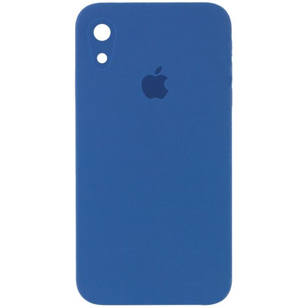 

Чехол Silicone Case Square Full Camera Protective (AA) для Apple iPhone XR (6.1") Синий / Navy blue