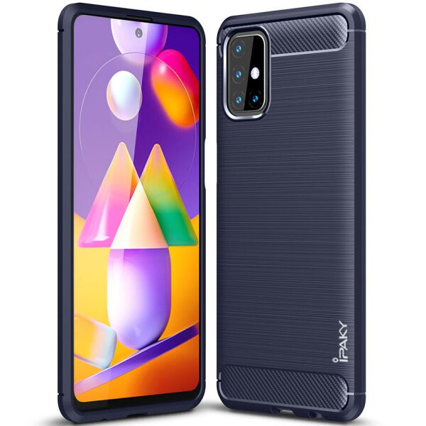 

TPU чехол iPaky Slim Series для Samsung Galaxy M31s Синий