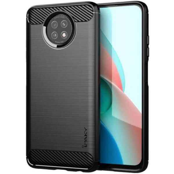 

TPU чехол iPaky Slim Series для Xiaomi Redmi Note 9 5G / Note 9T Черный
