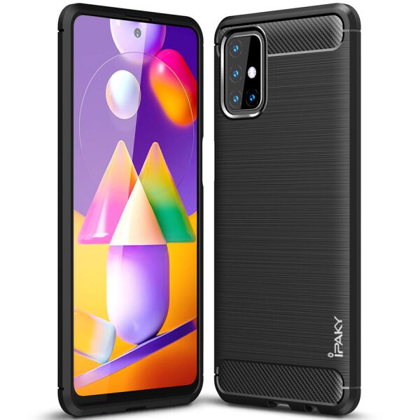 

TPU чехол iPaky Slim Series для Samsung Galaxy M31s Черный
