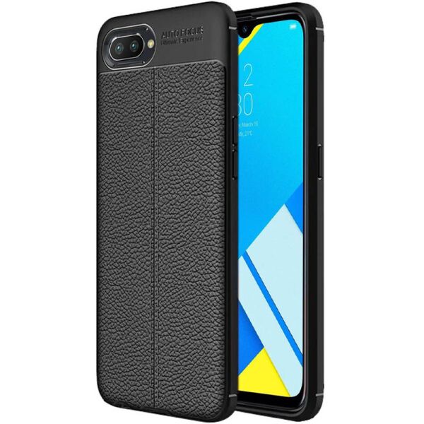 

TPU чехол фактурный (с имитацией кожи) для Realme C2