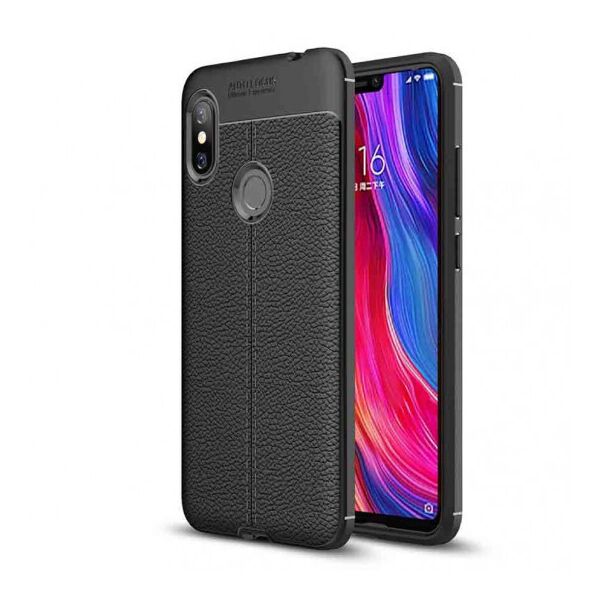 

TPU чехол фактурный (с имитацией кожи) для Xiaomi Redmi Note 6 Pro