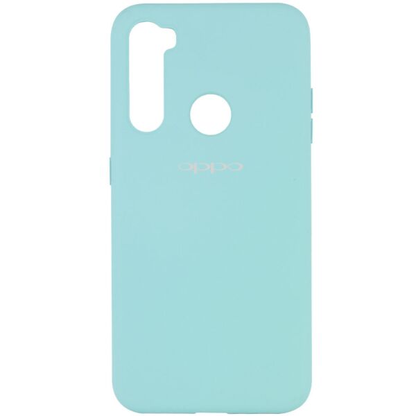 

Чехол Silicone Cover Full Protective (A) для OPPO Realme C3 Бирюзовый / Ice Blue