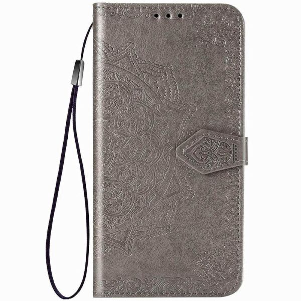 

Кожаный чехол (книжка) Art Case с визитницей для Samsung Galaxy A21s Серый