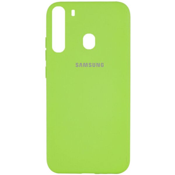 

Чехол Silicone Cover Full Protective (A) для Samsung Galaxy A21 Зеленый / Green