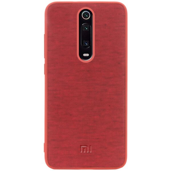 

TPU чехол Textile Logo для Xiaomi Redmi K20 / K20 Pro / Mi9T / Mi9T Pro