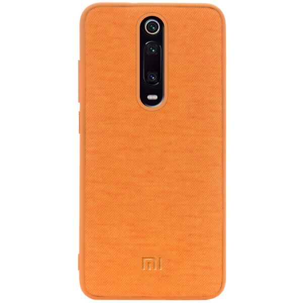 

TPU чехол Textile Logo для Xiaomi Redmi K20 / K20 Pro / Mi9T / Mi9T Pro Оранжевый