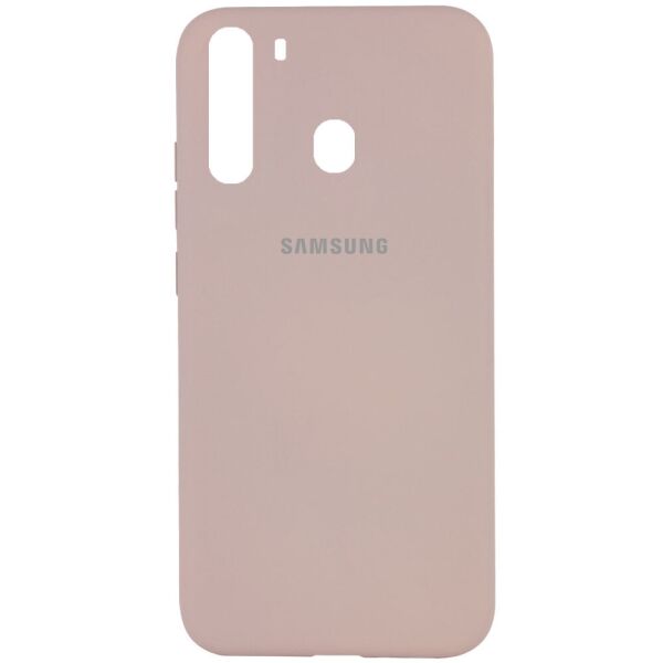 

Чехол Silicone Cover Full Protective (A) для Samsung Galaxy A21 Розовый / Pink Sand