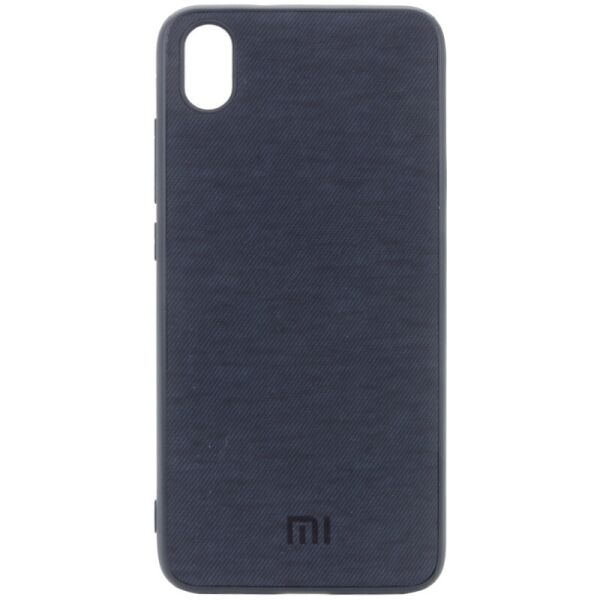 

TPU чехол Textile Logo для Xiaomi Redmi 7A Синий