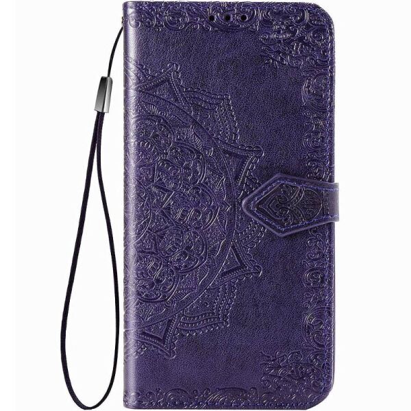 

Кожаный чехол (книжка) Art Case с визитницей для Xiaomi Redmi 9C Фиолетовый