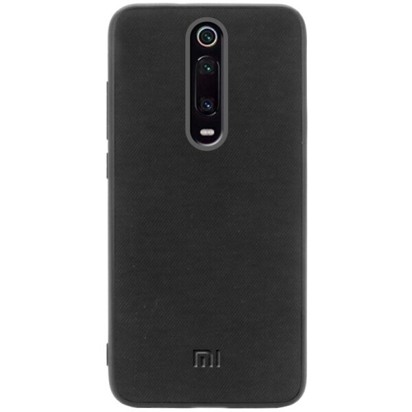 

TPU чехол Textile Logo для Xiaomi Redmi K20 / K20 Pro / Mi9T / Mi9T Pro Черный