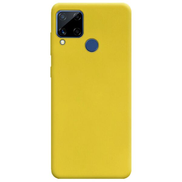 

Силиконовый чехол Candy для Realme C15 / C12 Желтый