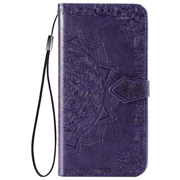 

Кожаный чехол (книжка) Art Case с визитницей для ZTE Blade 20 Smart Фиолетовый