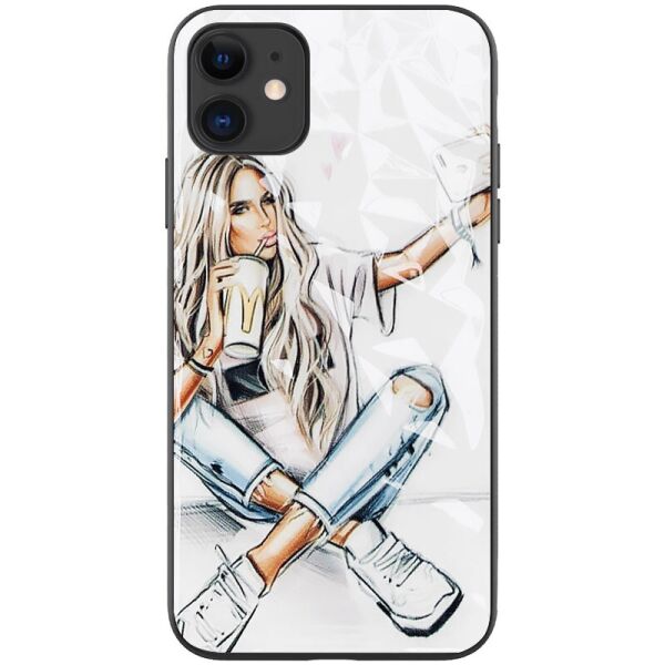 

TPU+PC чехол Prisma Ladies для Apple iPhone 11 (6.1") Selfie