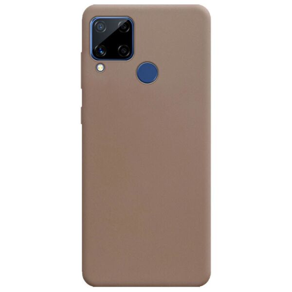 

Силиконовый чехол Candy для Realme C15 / C12 Коричневый
