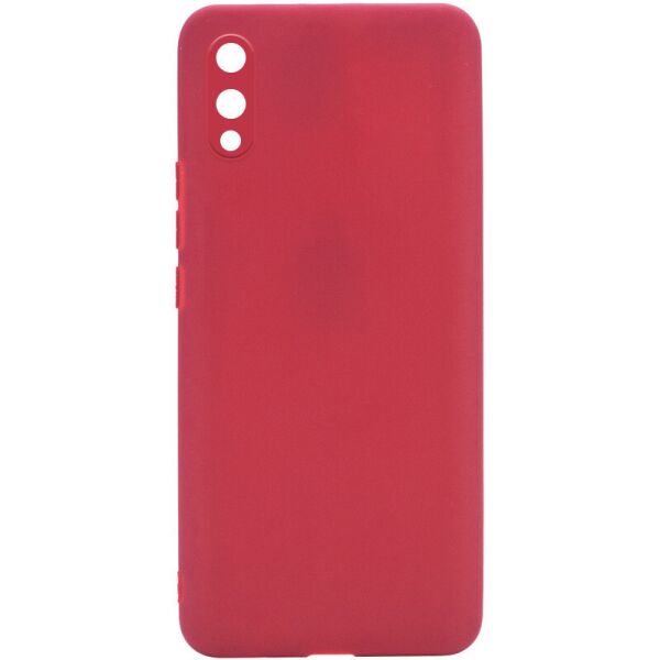 

Силиконовый чехол Candy Full Camera для Samsung Galaxy A02 Красный / Camellia
