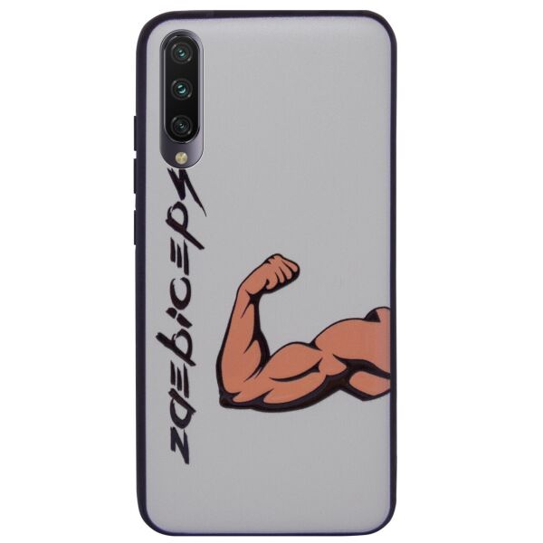 

TPU+PC чехол ForFun для Xiaomi Mi A3 (CC9e) Бицепс / Серый
