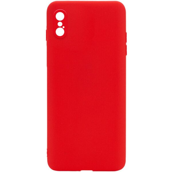 

Силиконовый чехол Candy Full Camera для Apple iPhone X / XS (5.8") Красный / Red