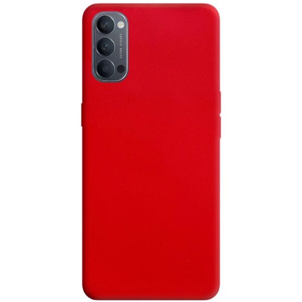 

Силиконовый чехол Candy для Oppo Reno 4 Красный