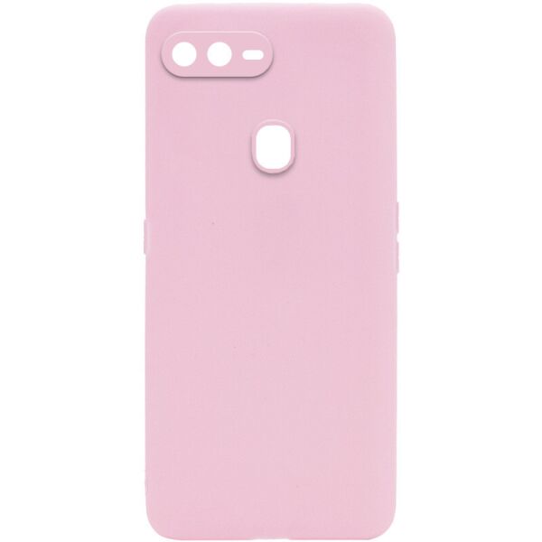 

Силиконовый чехол Candy Full Camera для Oppo A5s / Oppo A12 Розовый / Pink Sand