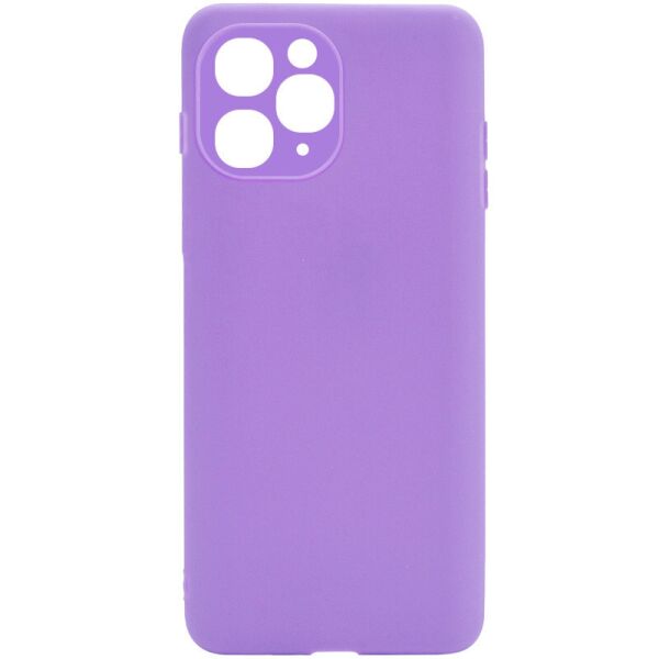 

Силиконовый чехол Candy Full Camera для Apple iPhone 11 Pro (5.8") Сиреневый / Dasheen