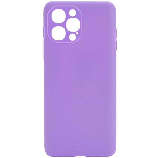 

Силиконовый чехол Candy Full Camera для Apple iPhone 12 Pro Max (6.7") Сиреневый / Dasheen