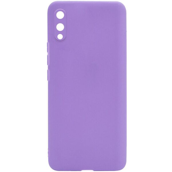 

Силиконовый чехол Candy Full Camera для Samsung Galaxy A02 Сиреневый / Dasheen
