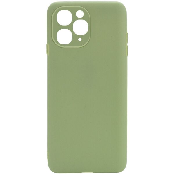 

Силиконовый чехол Candy Full Camera для Apple iPhone 11 Pro (5.8") Фисташковый