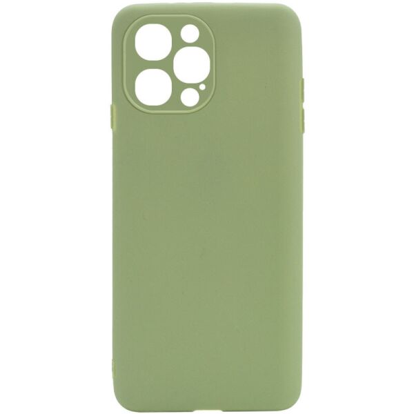 

Силиконовый чехол Candy Full Camera для Apple iPhone 12 Pro Max (6.7") Фисташковый