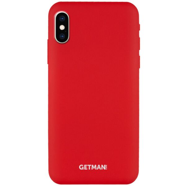 

Чехол Silicone Case GETMAN for Magnet для Apple iPhone X / XS (5.8") Красный / Red