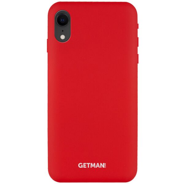 

Чехол Silicone Case GETMAN for Magnet для Apple iPhone XR (6.1") Красный / Red