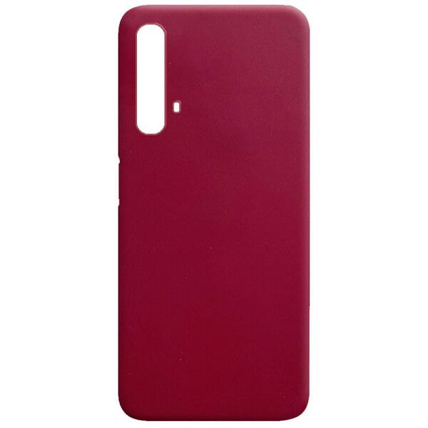 

Силиконовый чехол Candy для Realme X3 SuperZoom / X3 / X50 Бордовый