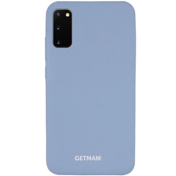 

Чехол Silicone Cover GETMAN for Magnet для Samsung Galaxy S20 Серый / Mist Blue