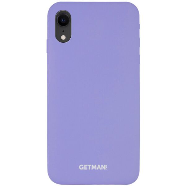 

Чехол Silicone Case GETMAN for Magnet для Apple iPhone XR (6.1") Сиреневый / Dasheen