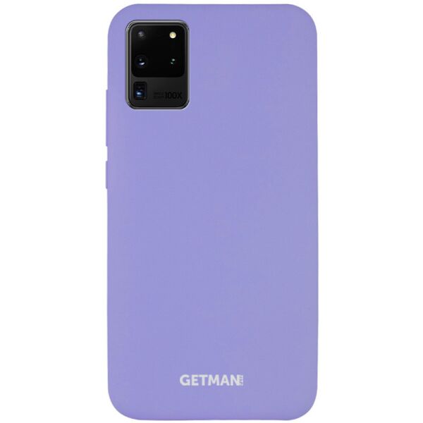 

Чехол Silicone Cover GETMAN for Magnet для Samsung Galaxy S20 Ultra Сиреневый / Dasheen