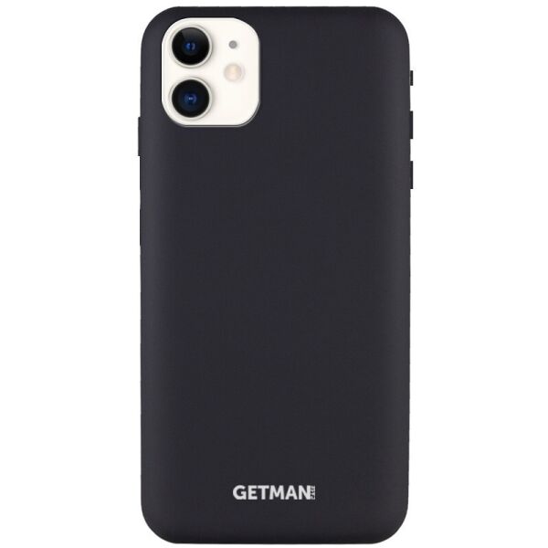 

Чехол Silicone Case GETMAN for Magnet для Apple iPhone 11 (6.1") Черный / Black