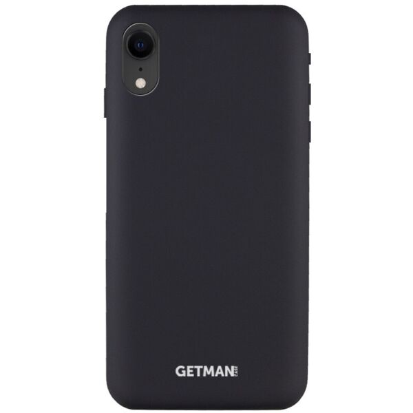 

Чехол Silicone Case GETMAN for Magnet для Apple iPhone XR (6.1") Черный / Black