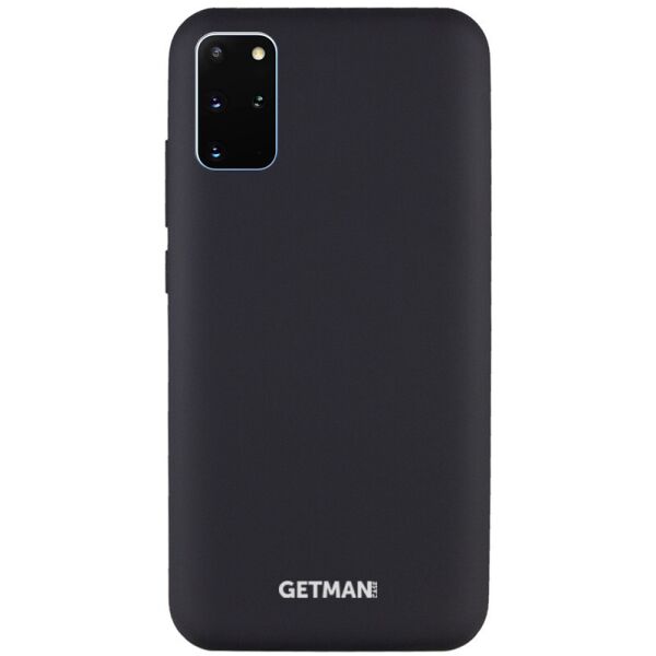 

Чехол Silicone Cover GETMAN for Magnet для Samsung Galaxy S20+ Черный / Black