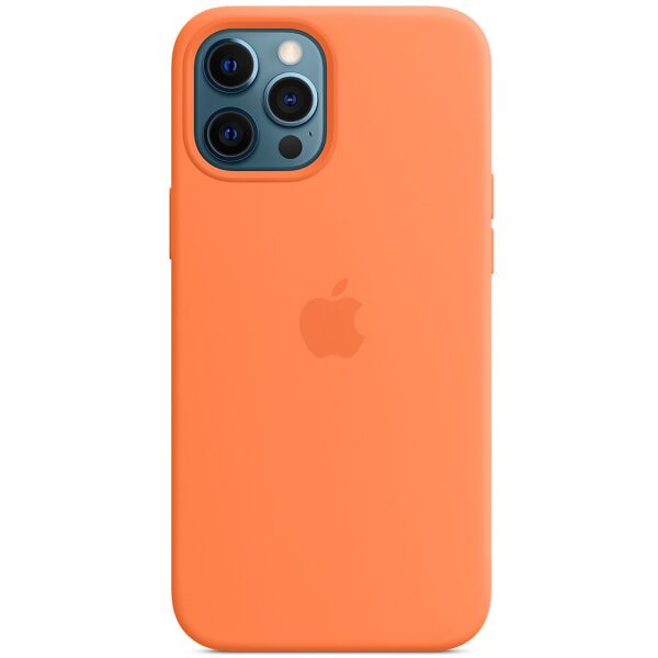 

Чехол Silicone case (AAA) full with Magsafe для Apple iPhone 12 Pro Max (6.7") Оранжевый / Kumquat