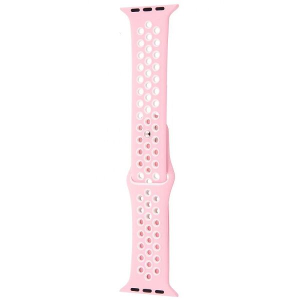 

Силиконовый ремешок Sport Nike+ для Apple watch 38mm/40mm Pink Sand/White