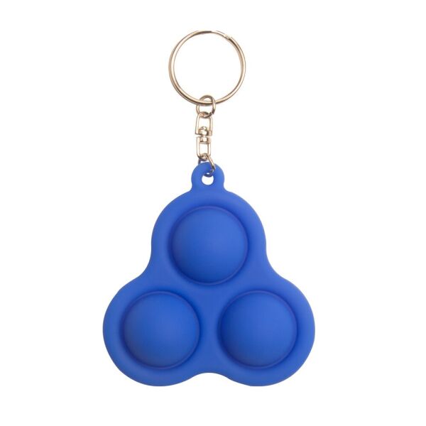 

Сенсорная игрушка Simple Dimple поп ит антистресс симпл димпл pop it брелок треугольник синий