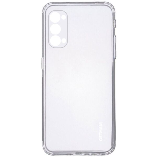 

TPU чехол GETMAN Clear 1,0 mm для Oppo Reno 4 Pro