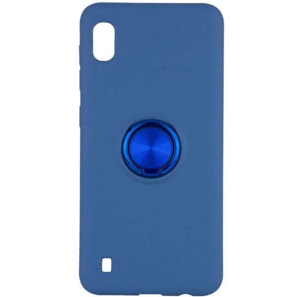 

TPU чехол Summer ColorRing под магнитный держатель для Samsung Galaxy A10 (A105F) Синий